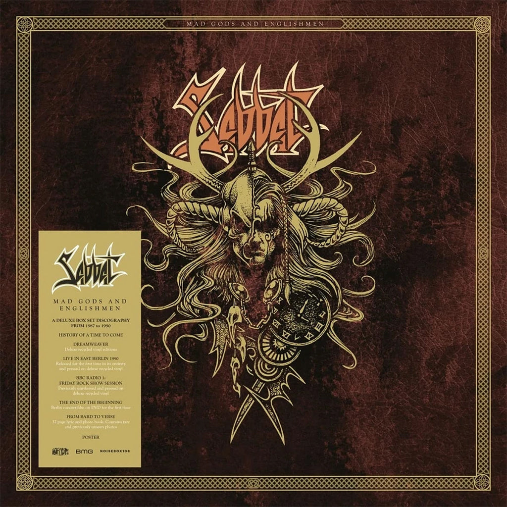 SABBAT - Mad Gods And Englishmen (Deluxe Edition with Live DVD, 32 page Lyric Book & Poster) - 5LP - Recycled Vinyl Box Set