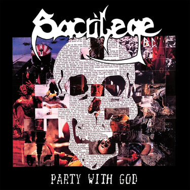SACRILEGE B.C. - Party With God (2024 Reissue with Bonus Demos and 8 page Comic Book) - 2LP - Communion Blood and White Colour Vinyl
