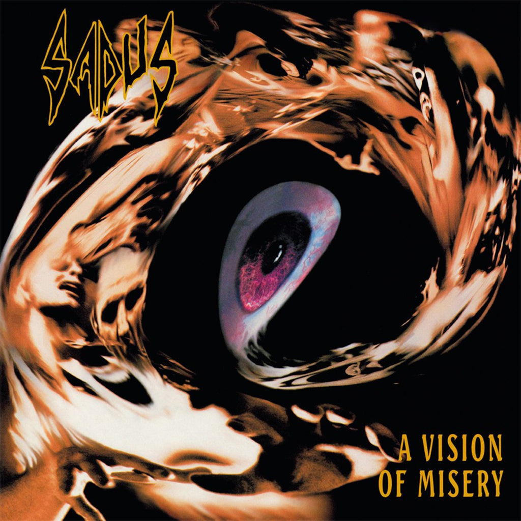 SADUS - A Vision Of Misery (2024 Reissue) - LP - 180g Gold Coloured Vinyl
