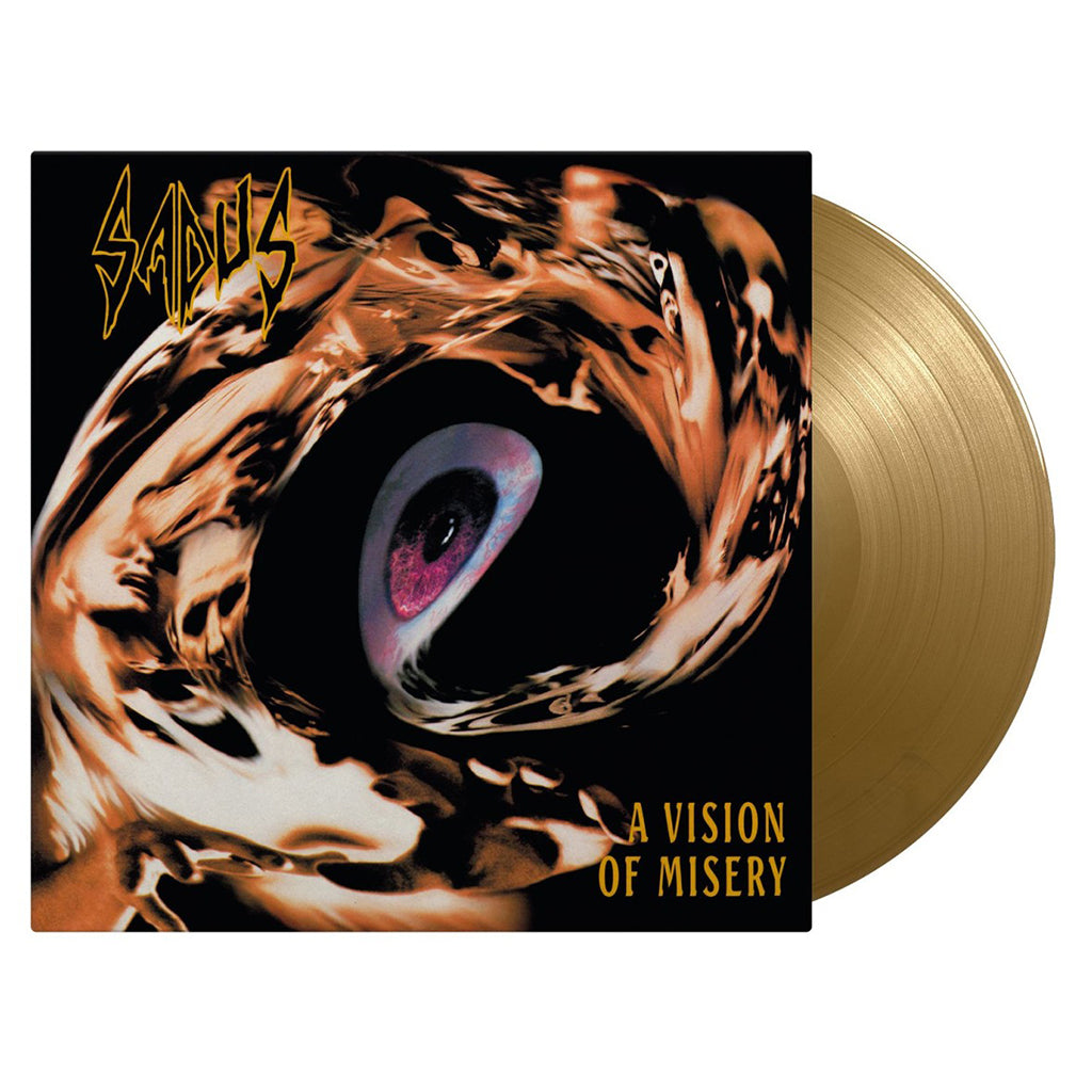 SADUS - A Vision Of Misery (2024 Reissue) - LP - 180g Gold Coloured Vinyl