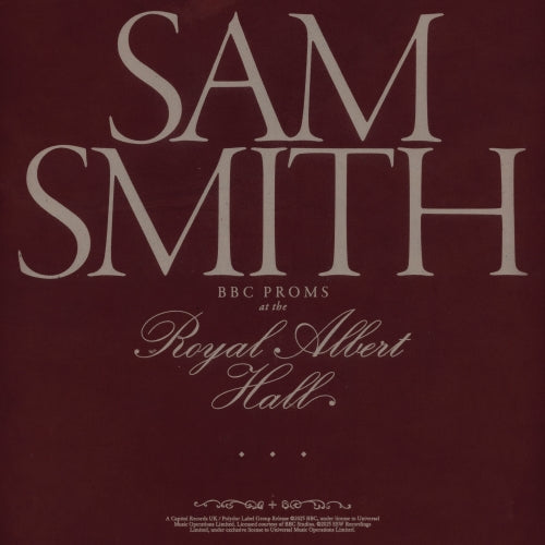 Sam Smith - BBC Proms At The Royal Albert Hall - 2LP - Black Vinyl  [Record Store Day 2025]