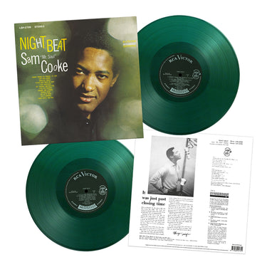 SAM COOKE - Night Beat (Reissue) - LP - Deluxe 180g Green Vinyl