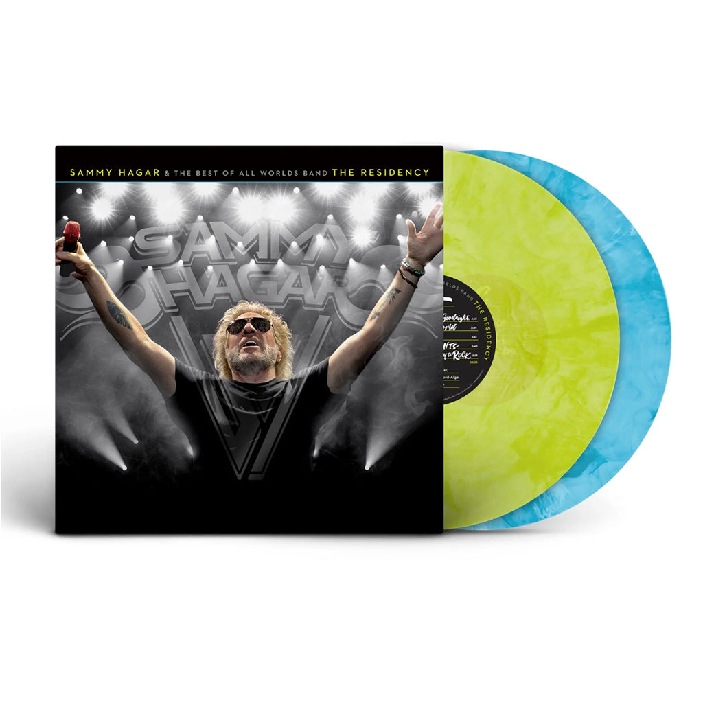 SAMMY HAGAR - Sammy Hagar and The Best Of All Worlds Band: The Residency - 2LP - Yellow-Green & Blue Colour Vinyl [OCT 10]