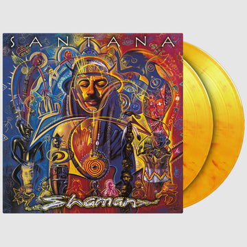 SANTANA - Shaman (Repress) - 2LP - 180g Yellow, Red and Orange Marbled Vinyl [FEB 13]