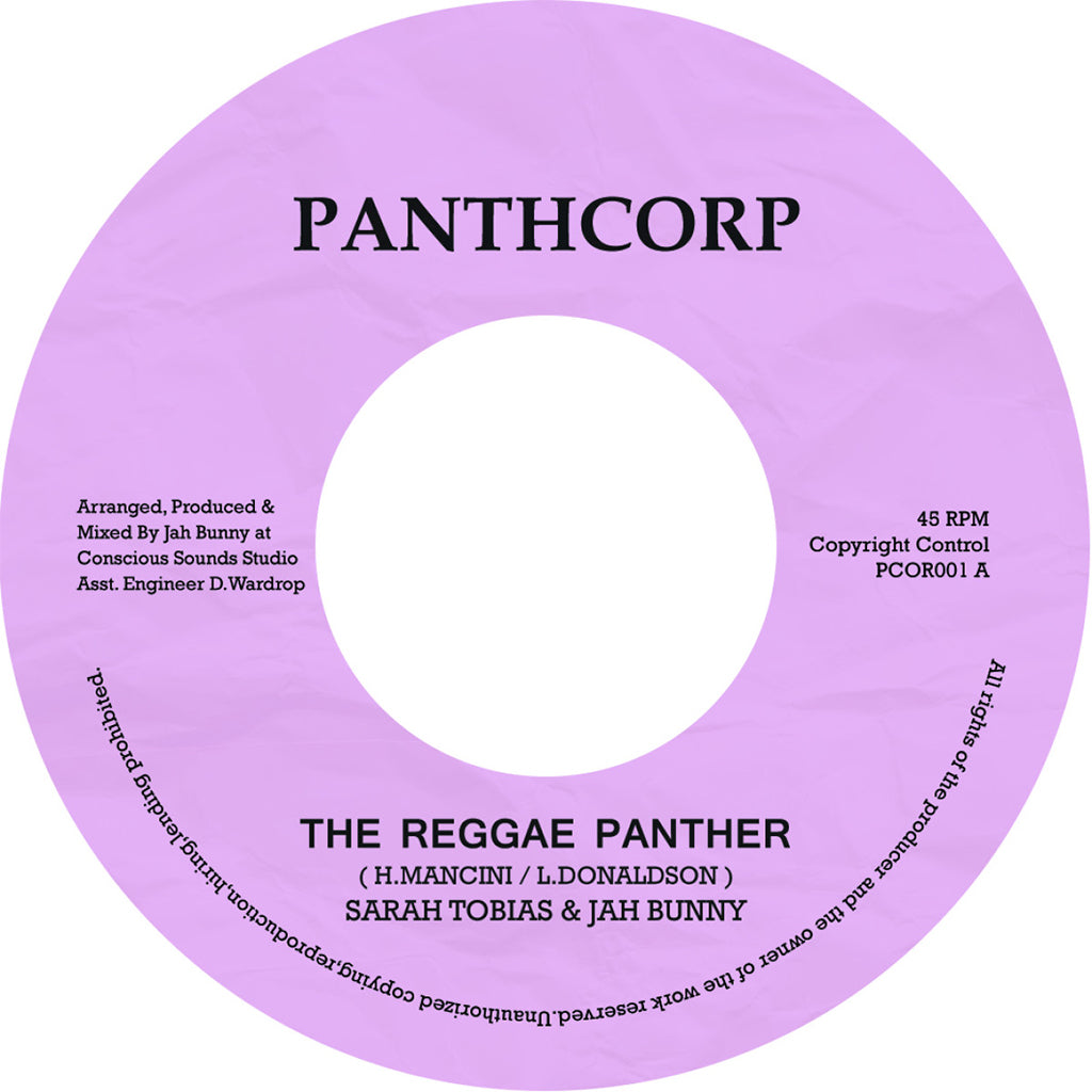 SARAH TOBIAS & JAH BUNNY - The Reggae Panther - 7'' - Vinyl [JAN 31]