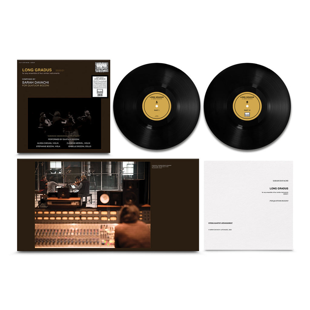 SARAH DAVACHI - Long Gradus (with 12page booklet) - 2LP - Vinyl