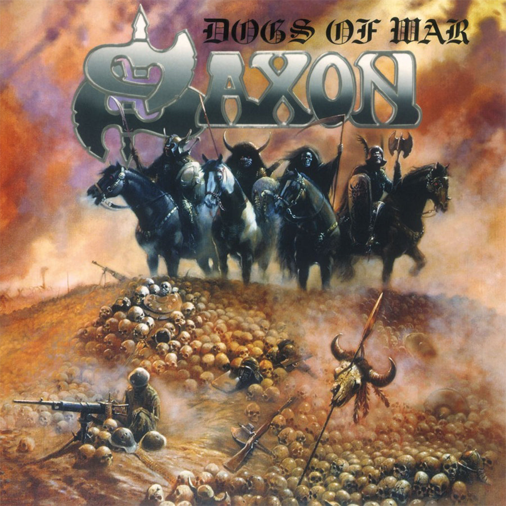 SAXON - Dogs Of War (2024 Reissue with Cover Print) - LP - 180g Gold Vinyl