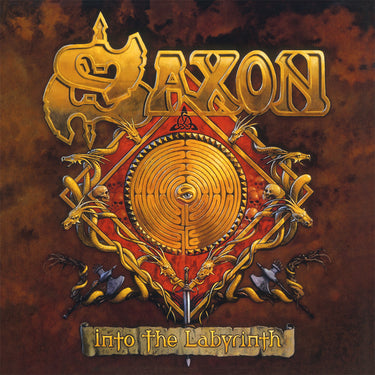 SAXON - Into The Labyrinth (Reissue with Cover Print) - LP - 180g Gold Coloured Vinyl