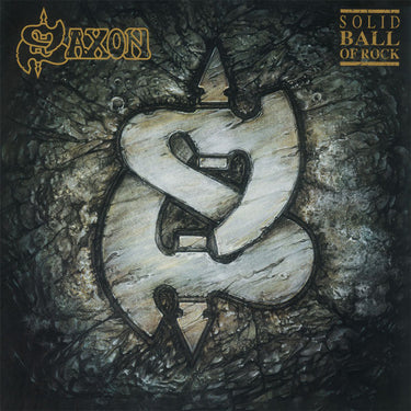 SAXON - Solid Ball Of Rock (2024 Reissue with cover print) - LP - 180g Gold Vinyl