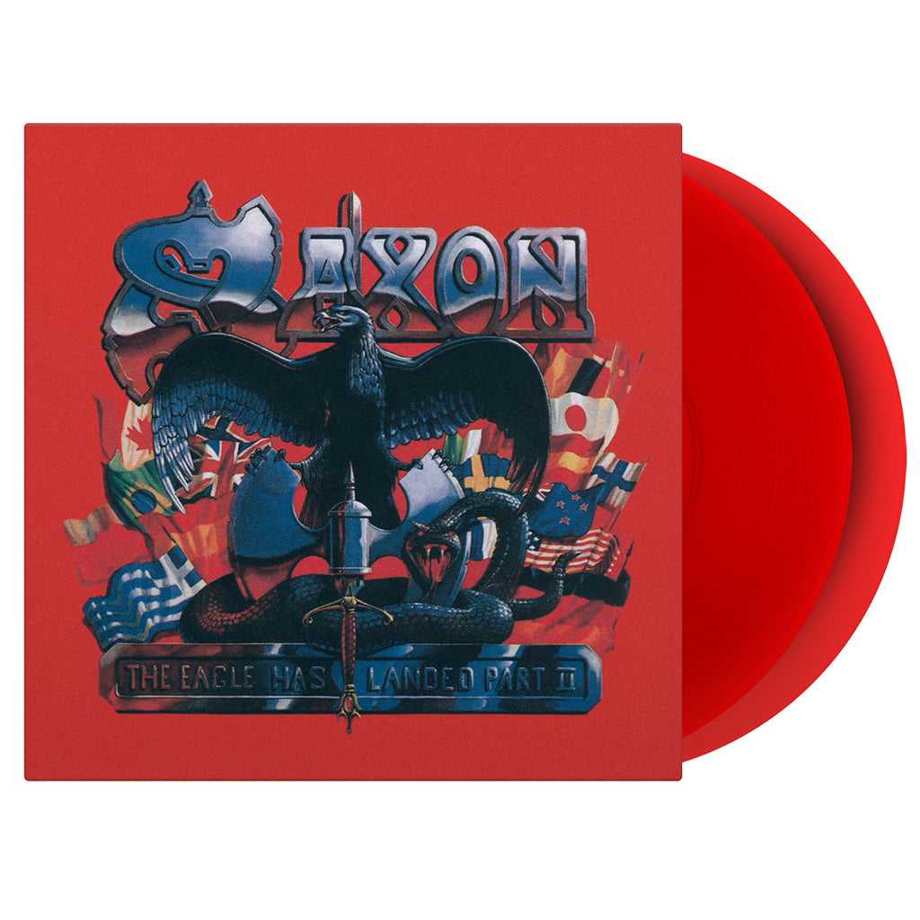 SAXON - The Eagle Has Landed Part II (Reissue with Cover Print insert) - 2LP - 180g Translucent Red Vinyl [MAR 21]