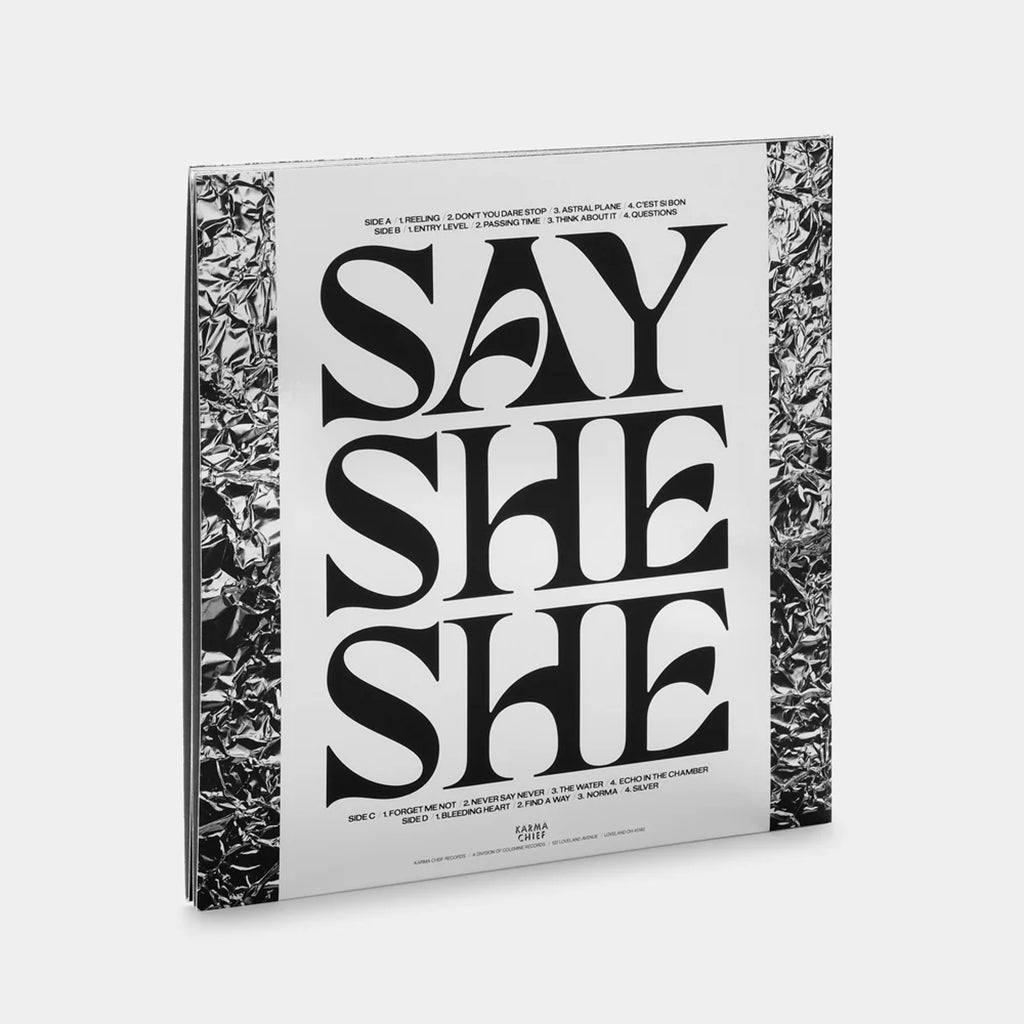 SAY SHE SHE - Silver (Repress) - 2LP - Transparent Pink Vinyl
