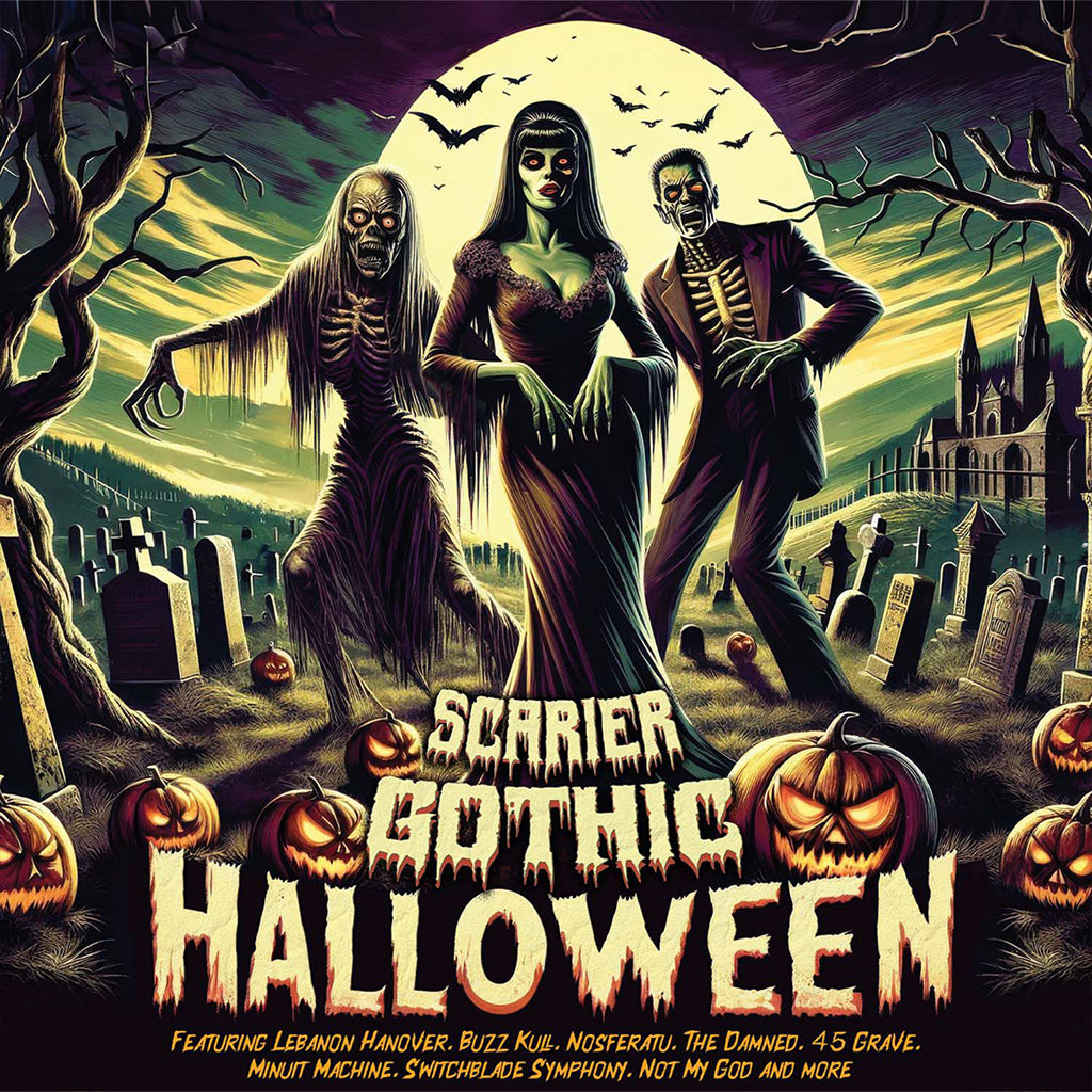 VARIOUS - Scarier Gothic Halloween - LP - Pumpkin Orange Vinyl [SEP 27]