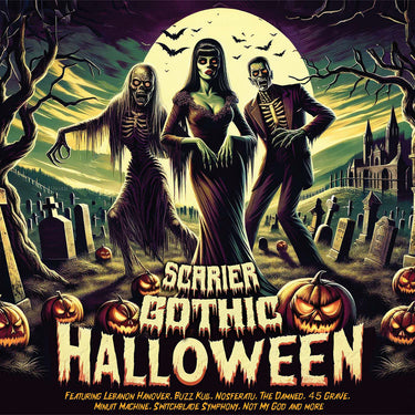 VARIOUS - Scarier Gothic Halloween - LP - Pumpkin Orange Vinyl