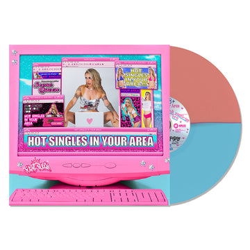 SCENE QUEEN - Hot Singles In Your Area - LP - Pink / Blue Split Colour Vinyl