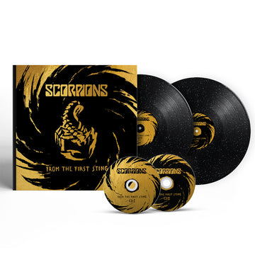 SCORPIONS - From The First Sting (Deluxe Bookpack) - 2LP - Black w/ Silver Sparkles Vinyl + 2CD Digipack [OCT 17]