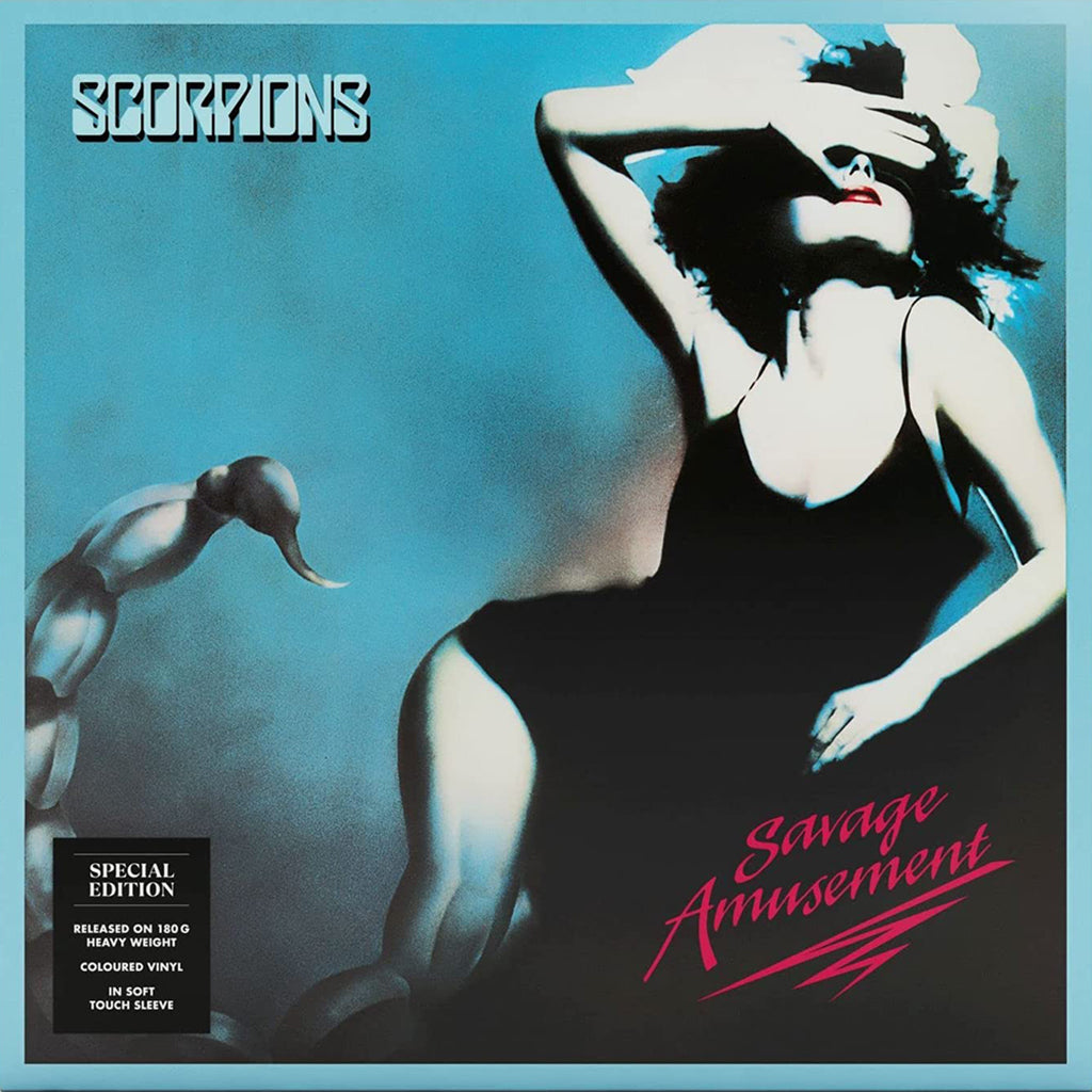 SCORPIONS - Savage Amusement (Remastered - 2023 Reissue) - LP - 180g Curacao Blue Vinyl