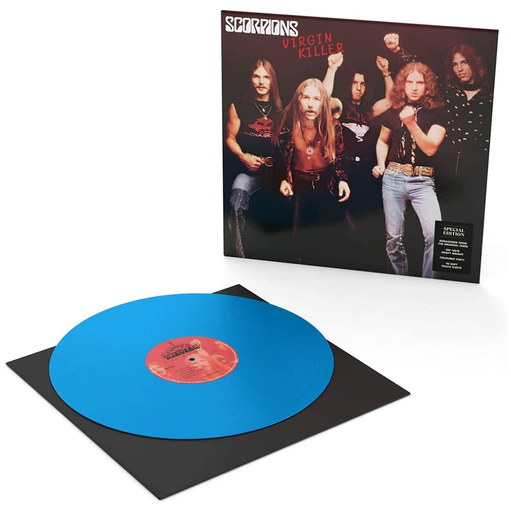SCORPIONS - Virgin Killer (Remastered - 2023 Reissue) - LP - 180g Sky Blue Vinyl
