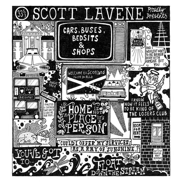 SCOTT LAVENE - Cars, Buses, Bedsits And Shops - LP - Eco-Mix Colour Vinyl [AUG 22]