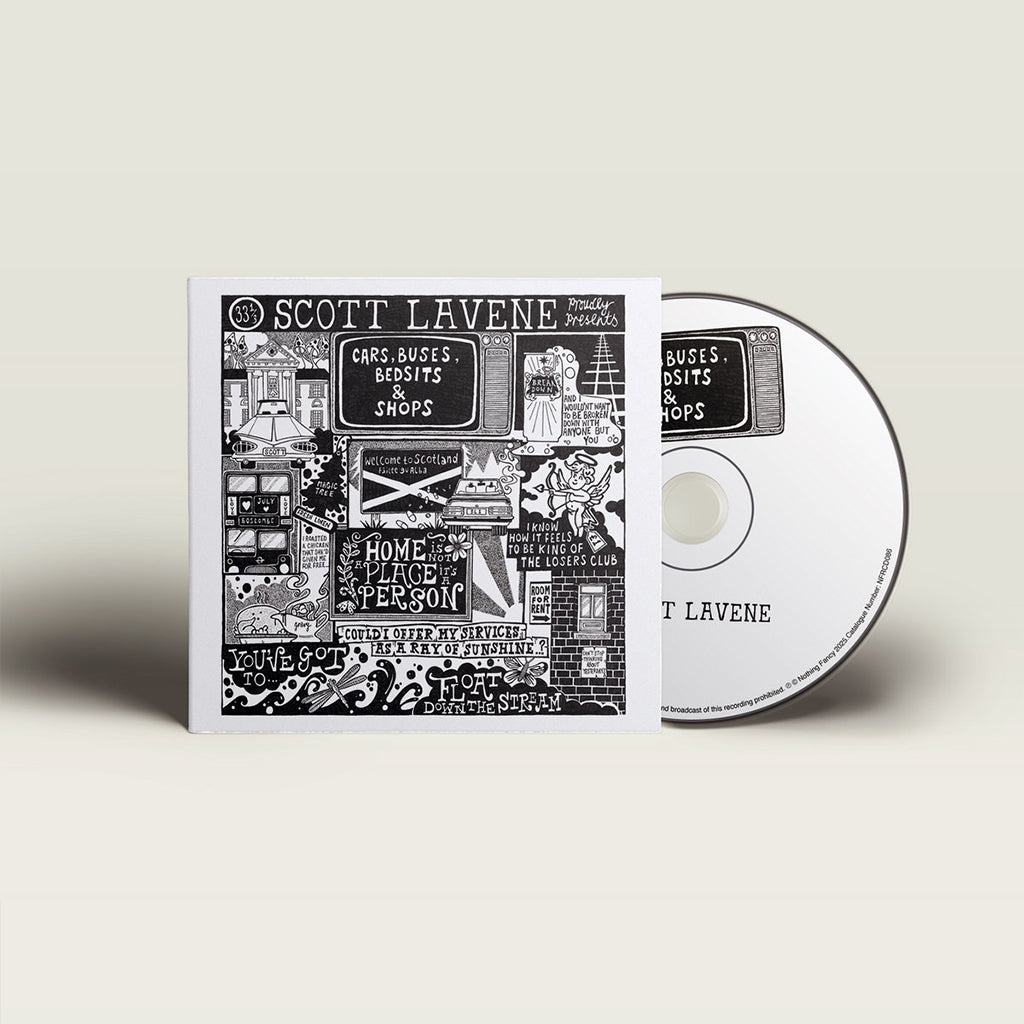 SCOTT LAVENE - Cars, Buses, Bedsits And Shops - CD [AUG 22]