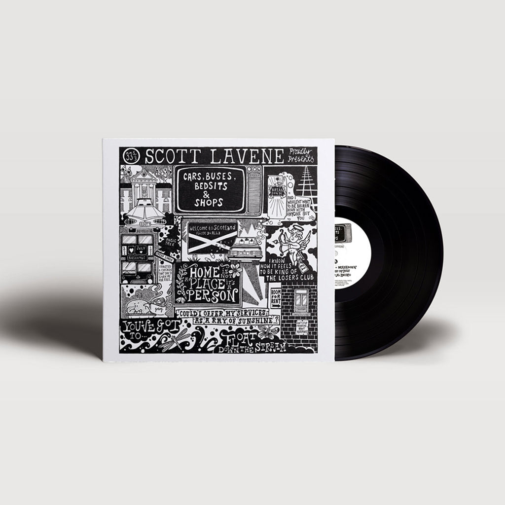 SCOTT LAVENE - Cars, Buses, Bedsits And Shops - LP - Black Vinyl [AUG 22]
