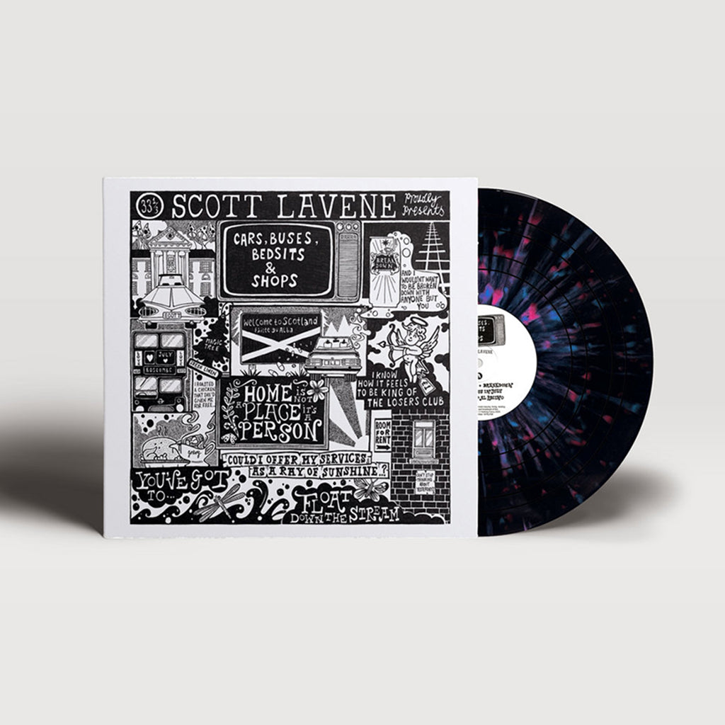 SCOTT LAVENE - Cars, Buses, Bedsits And Shops - LP - Eco-Mix Colour Vinyl [AUG 22]