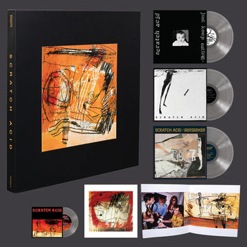 SCRATCH ACID - Scratch Acid Box Set (w/ 24-page booklet) - 3LP + 7'' - Clear Vinyl [MAR 14]