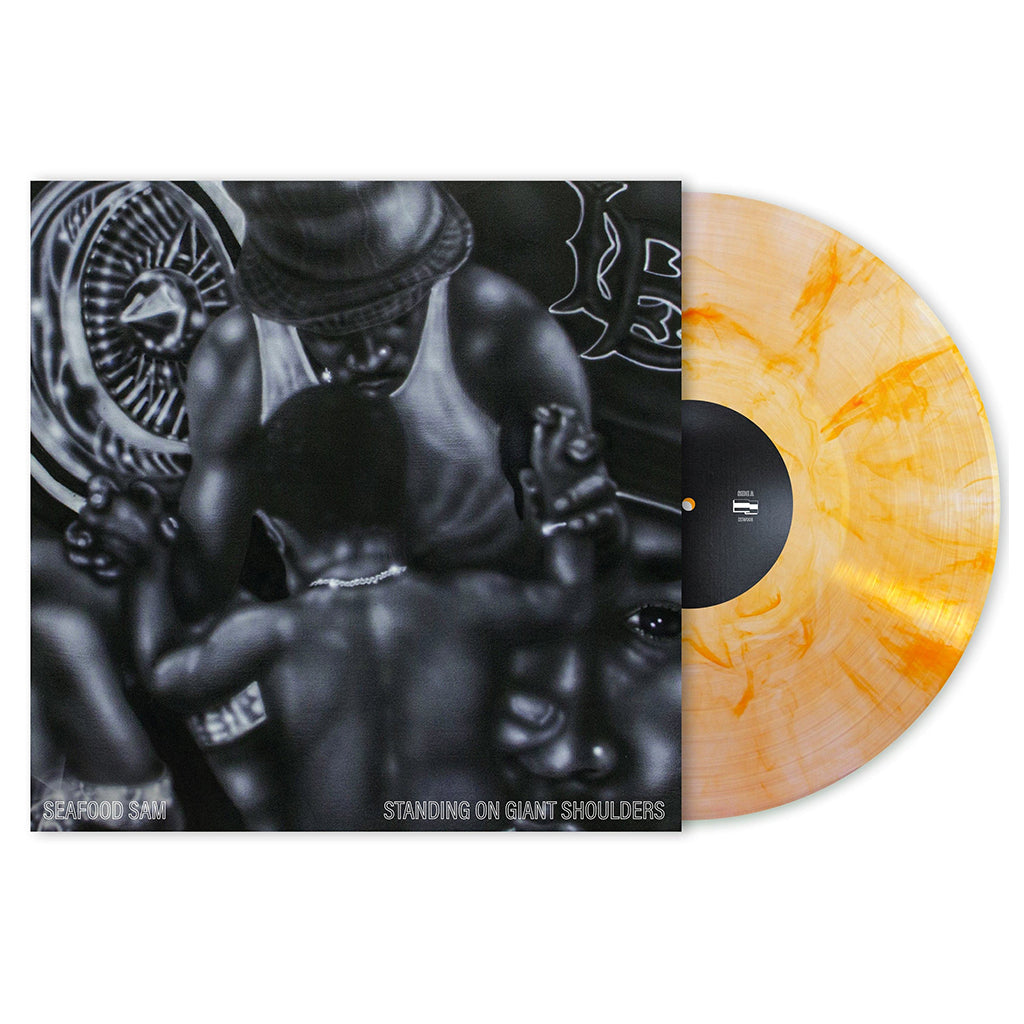 SEAFOOD SAM - Standing On Giant Shoulders - LP - Cream & Orange Splatter Vinyl