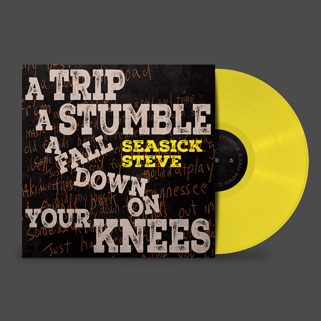 SEASICK STEVE - A Trip, A Stumble, A Fall Down On Your Knees - LP - Canary Yellow Vinyl