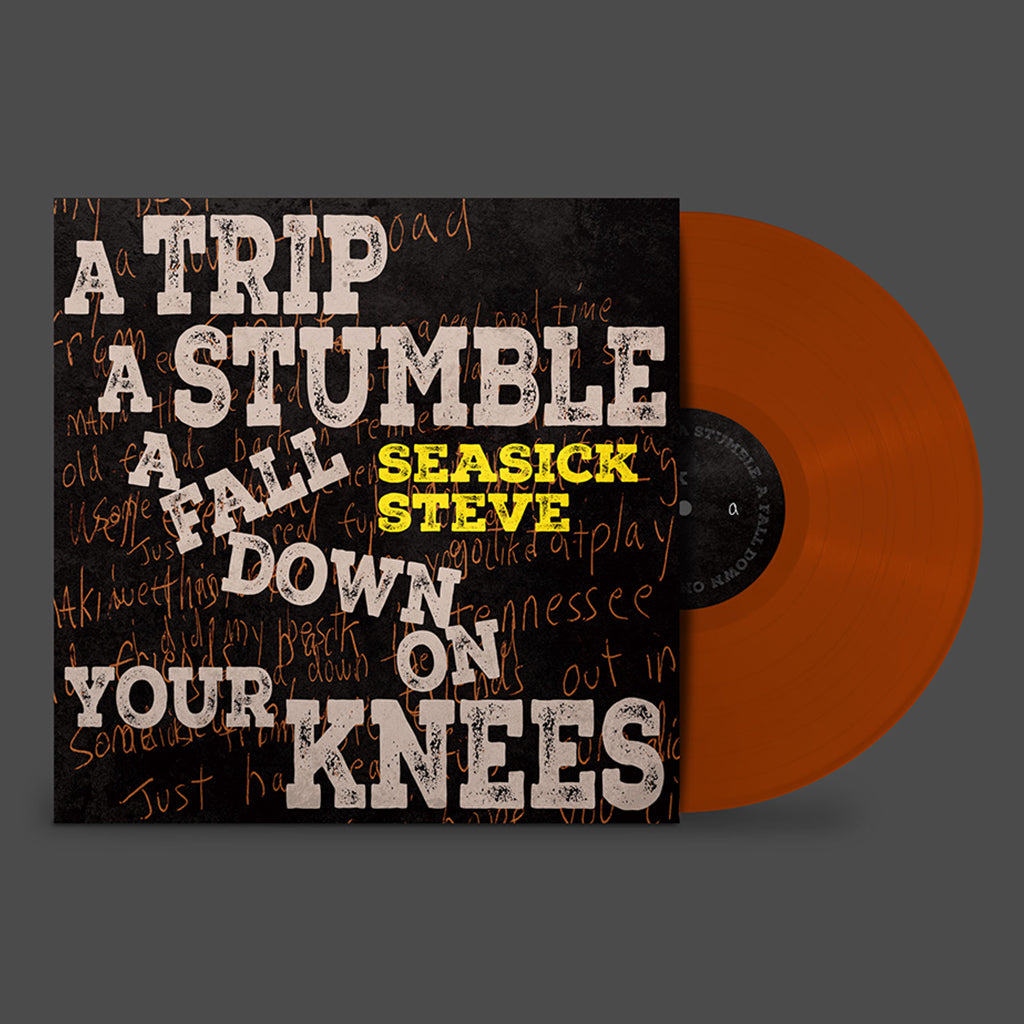 SEASICK STEVE - A Trip, A Stumble, A Fall Down On Your Knees - LP - Toffee Colour Vinyl