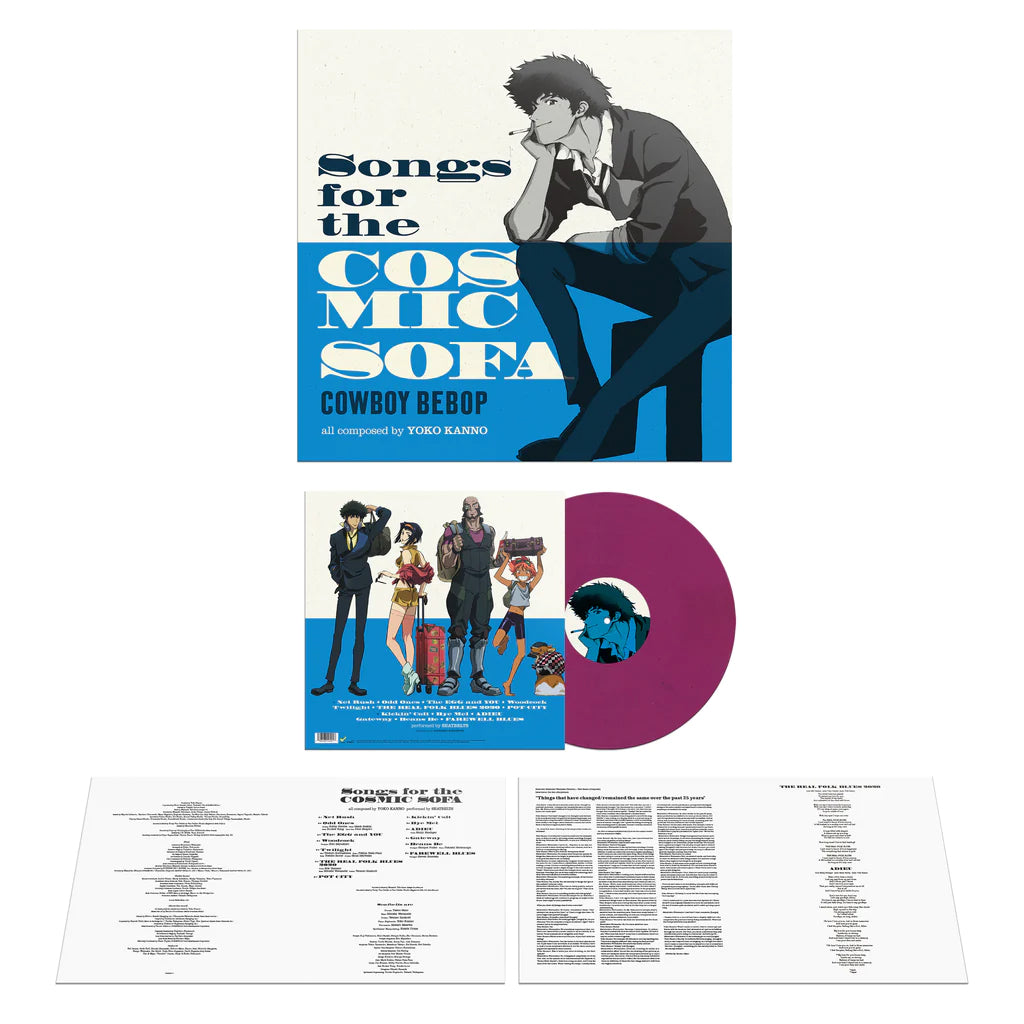 SEATBELTS / YOKO KANNO - Cowboy Bebop: Songs For The Cosmic Sofa - LP - Pink and Dark Blue Marbled Vinyl [JAN 26]