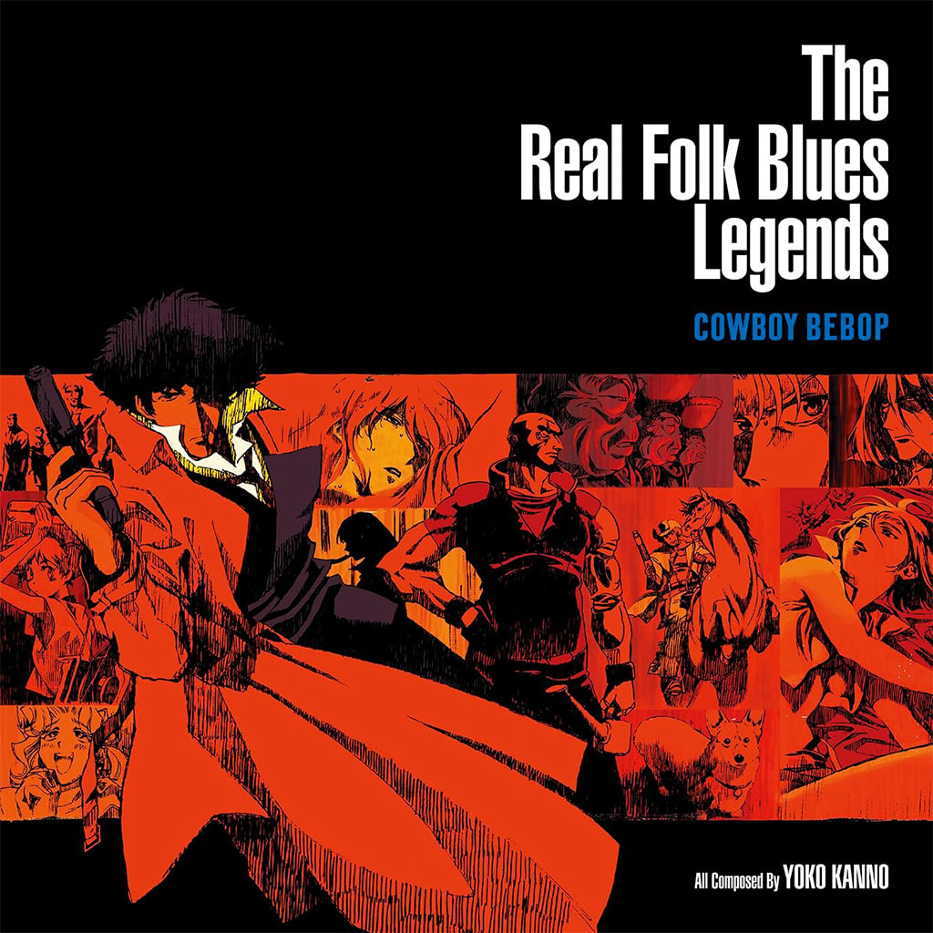 SEATBELTS / YOKO KANNO - Cowboy Bebop: The Real Folk Blues Legends - 2LP - Dark Blue Marbled Vinyl