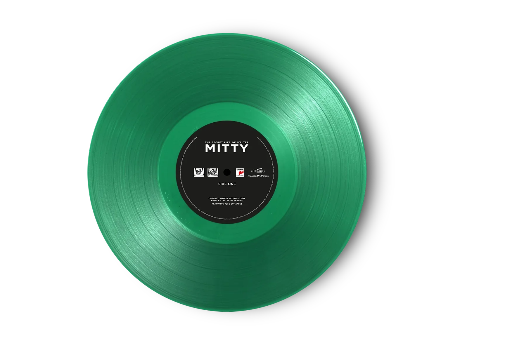 THEODORE SHAPIRO FEAT. JOSÉ GONZÁLEZ - The Secret Life Of Walter Mitty (Original Soundtrack) [Reissue] - LP - 180g Translucent Green Vinyl [JUL 5]