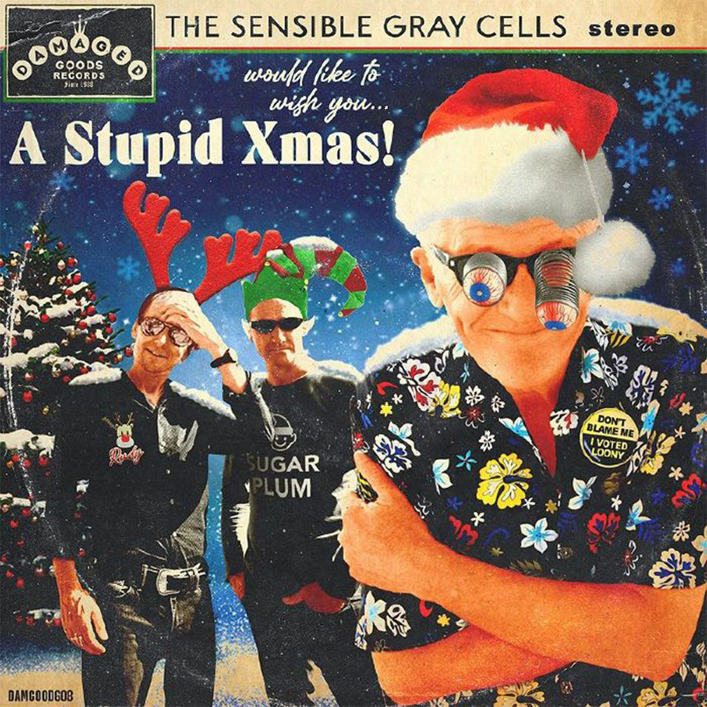 THE SENSIBLE GRAY CELLS - A Stupid Xmas b/w Keep It To Yourself - 7'' - (Random) Red or Green Vinyl