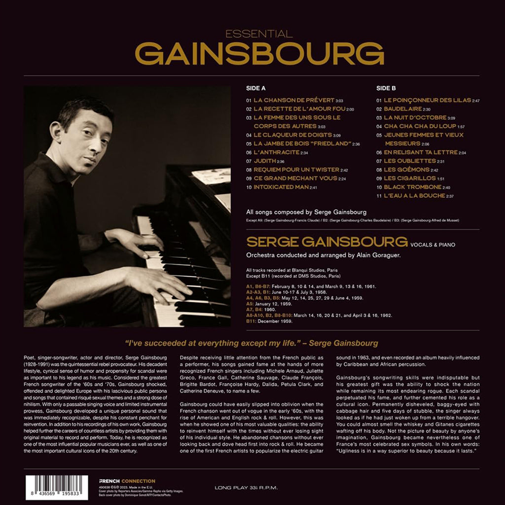 SERGE GAINSBOURG - Essential Gainsbourg - LP - 180g Vinyl