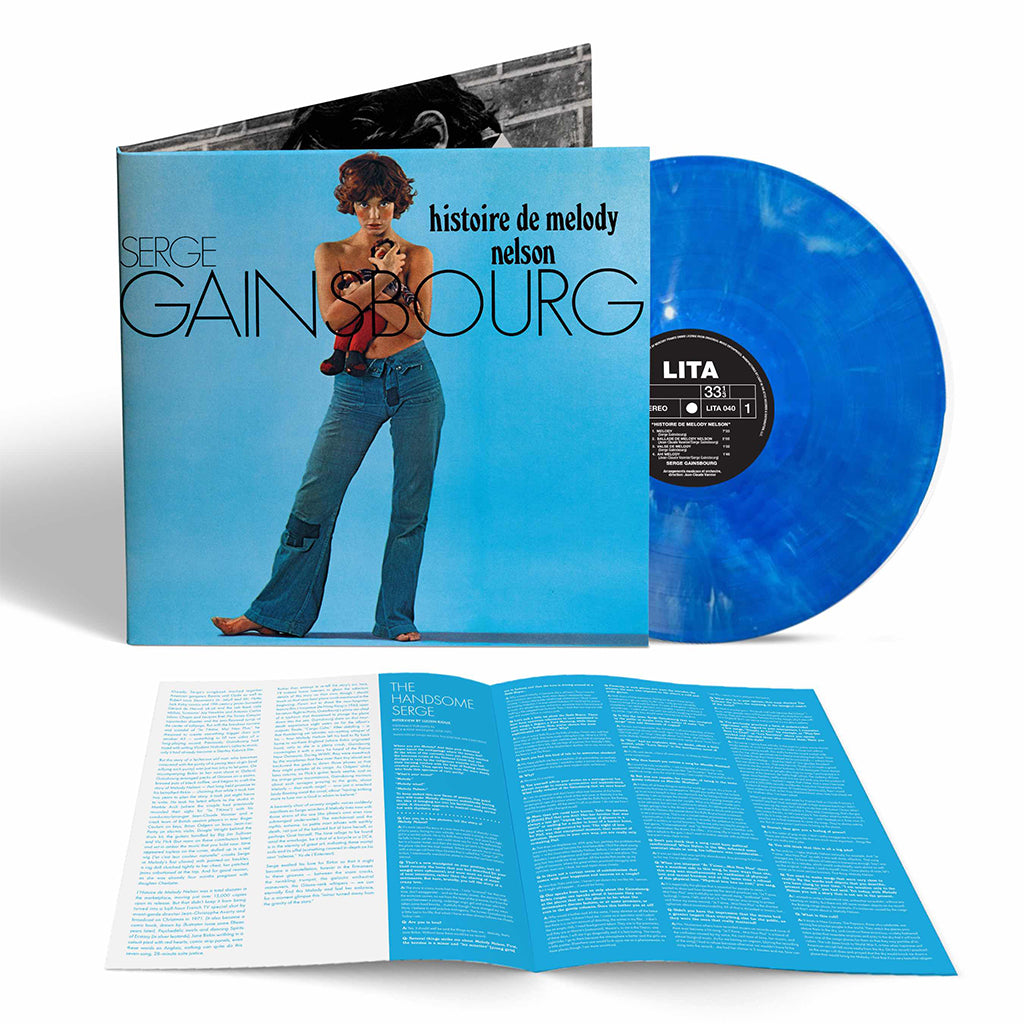 SERGE GAINSBOURG - Histoire De Melody Nelson (2024 LITA Reissue) - LP - Transparent Blue with White Vinyl