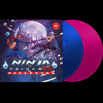 SERGIO DE PRADO - Ninja Gaiden – Ragebound (Original Game Soundtrack w/ Exclusive Poster) - 2LP - Transparent Blue and Magenta Vinyl [OCT 10]