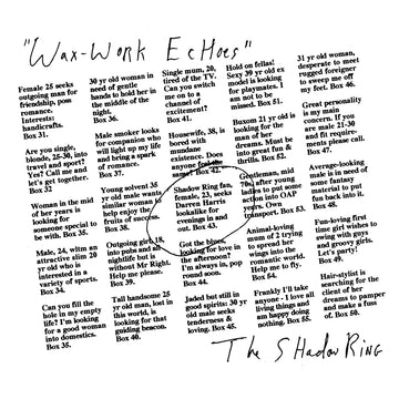 THE SHADOW RING - Wax-Work Echoes (Reissue) - LP - Vinyl [AUG 22]