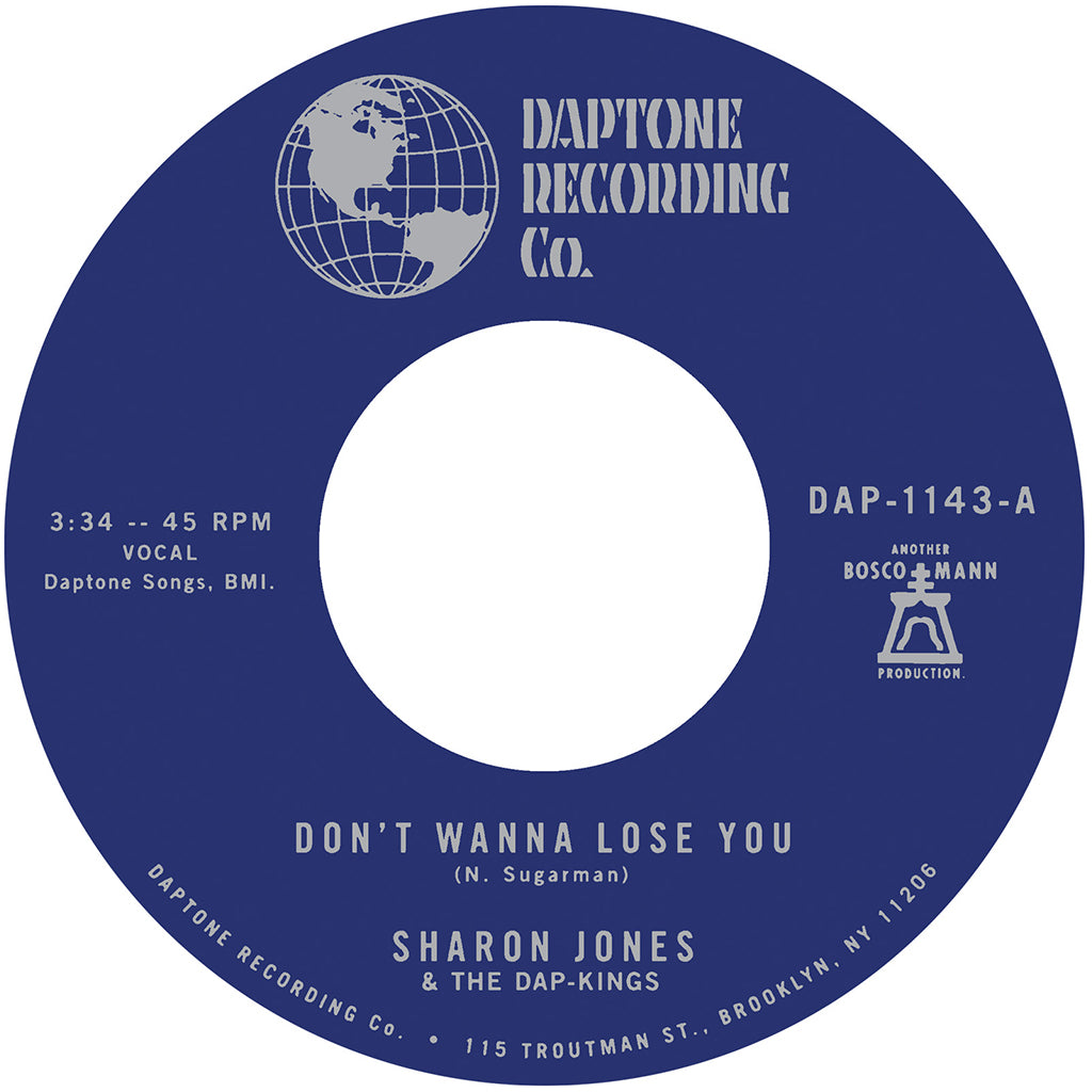 SHARON JONES AND THE DAP KINGS - Don’t Wanna Lose You / Don’t Give A Friend A Number - 7'' - Vinyl