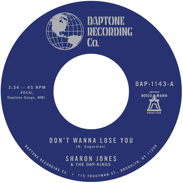 SHARON JONES AND THE DAP KINGS - Don’t Wanna Lose You / Don’t Give A Friend A Number - 7'' - Vinyl