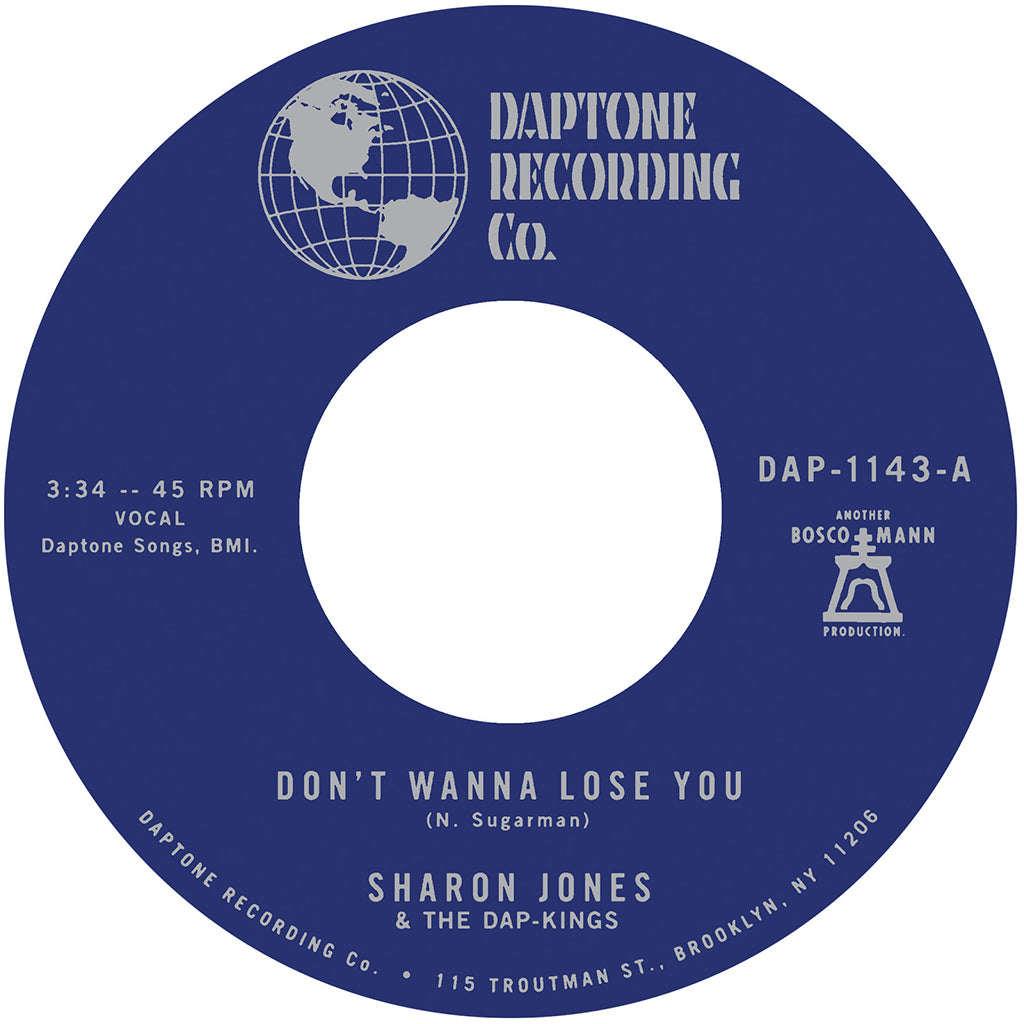 SHARON JONES AND THE DAP KINGS - Don’t Wanna Lose You / Don’t Give A Friend A Number - 7'' - Vinyl [APR 26]
