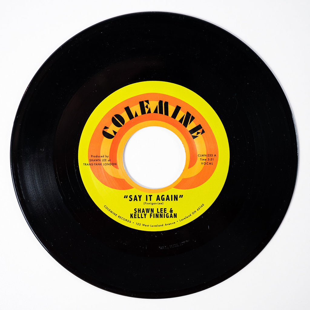 SHAWN LEE & KELLY FINNIGAN - Say It Again b/w Harpsichord Rock - 7'' - Black Vinyl [SEP 19]