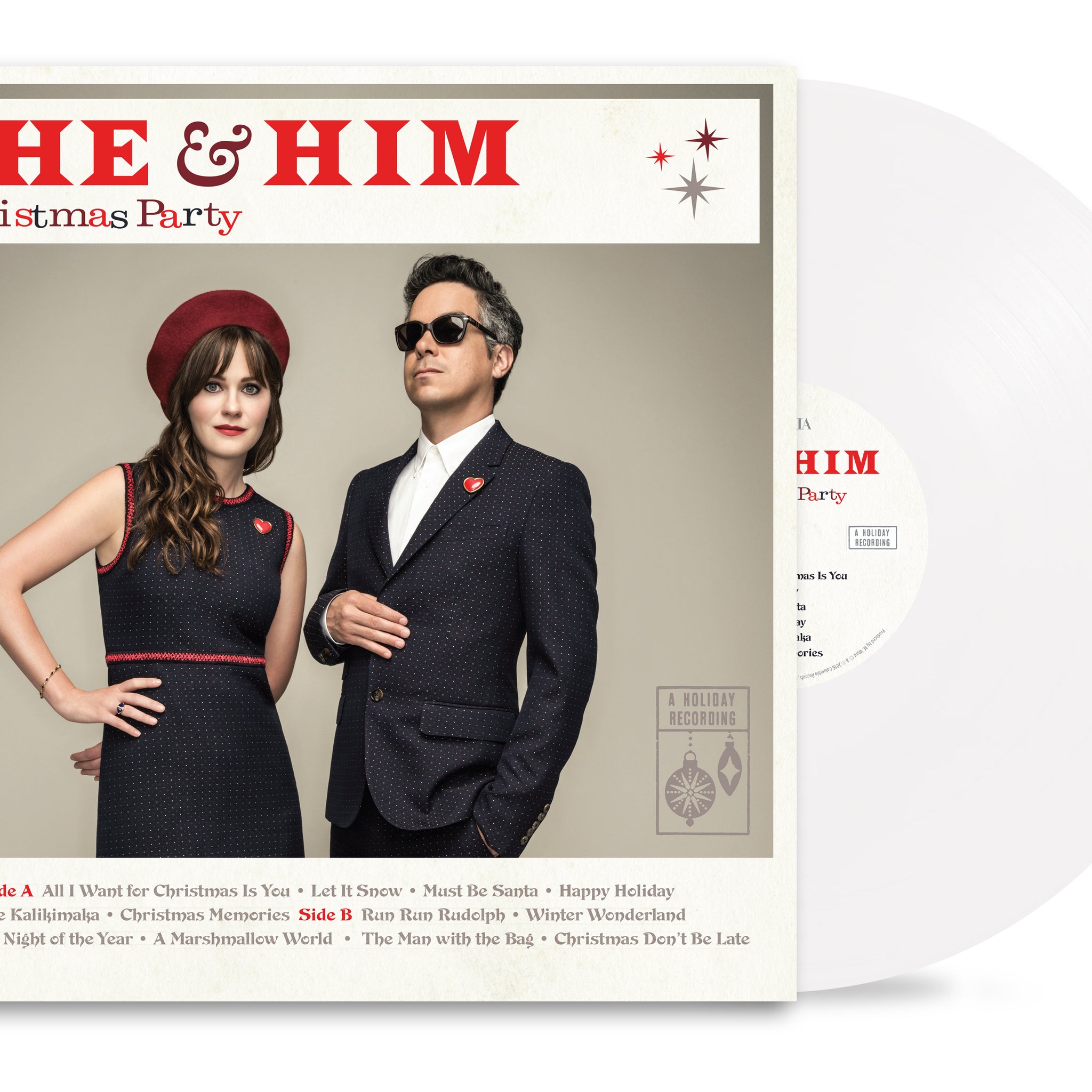 She & Him - Christmas Party - 1LP - Snowflake White Vinyl  [RSD Black Friday 2025]