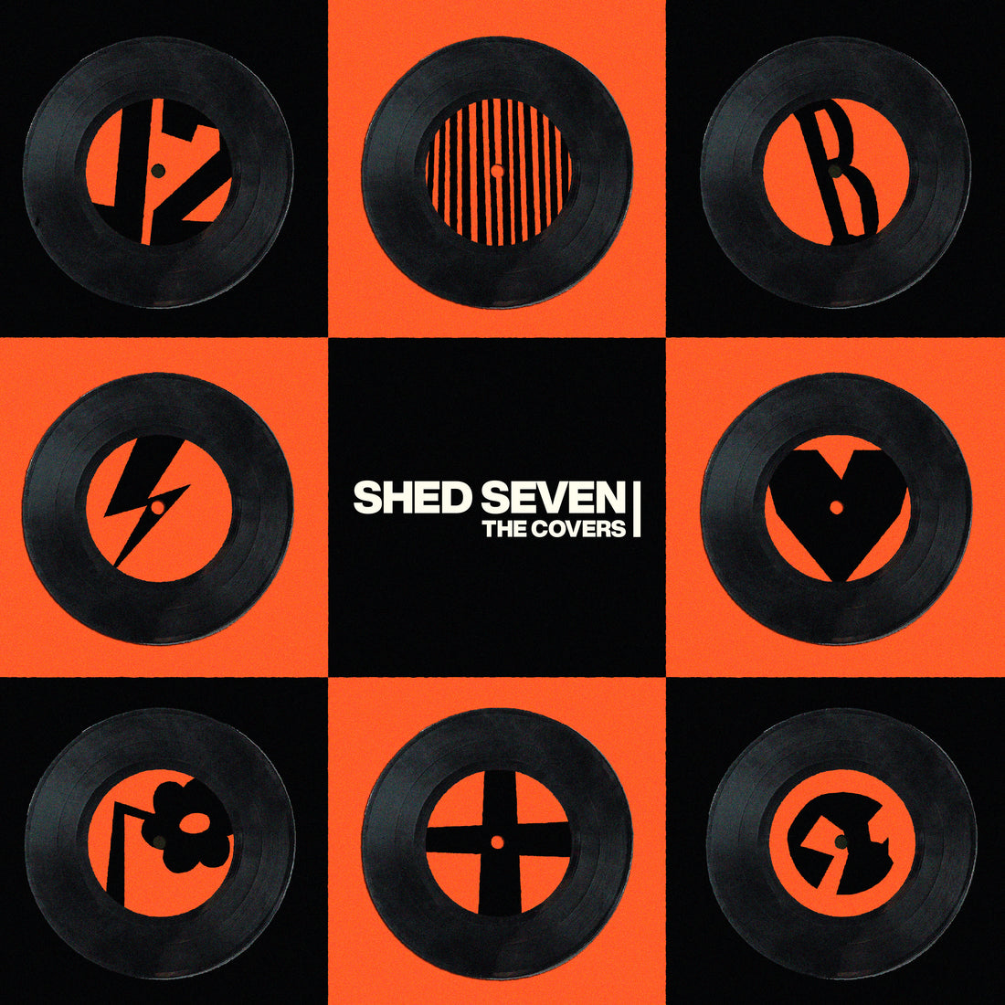 Shed Seven - Shed Seven - The Covers - 1LP - Orange & Black Splatter Vinyl  [Record Store Day 2025]