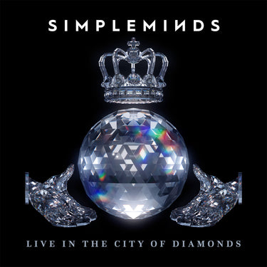 SIMPLE MINDS - Live In The City Of Diamonds - 2LP - Clear with Glitter Vinyl