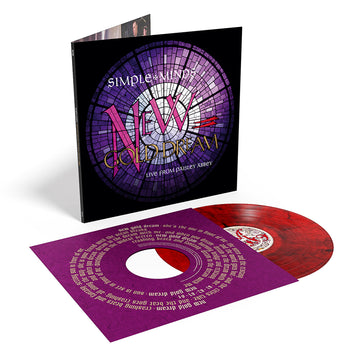 SIMPLE MINDS - New Gold Dream - Live From Paisley Abbey - LP - Red & Black Marbled Vinyl