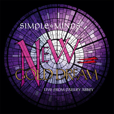 SIMPLE MINDS - New Gold Dream - Live From Paisley Abbey - LP - Red & Black Marbled Vinyl