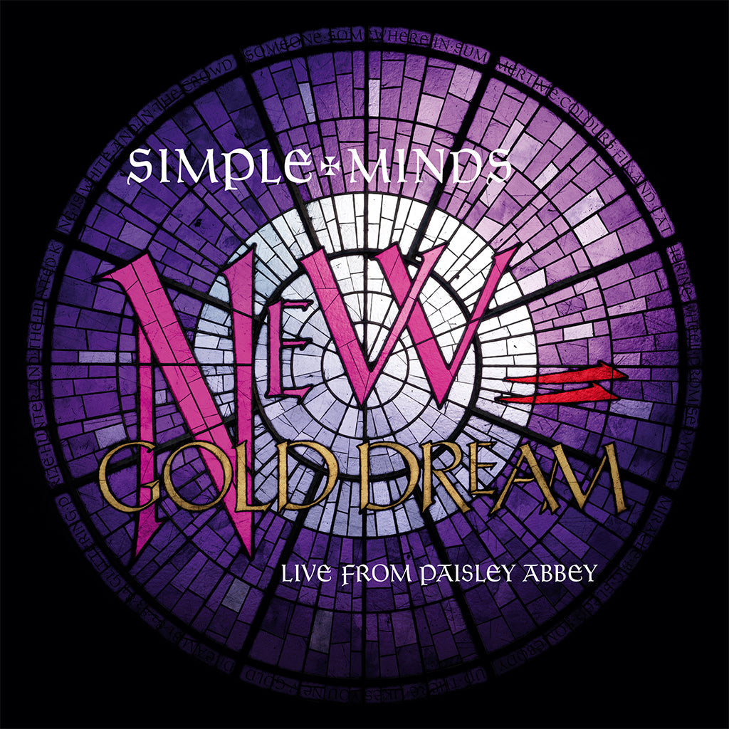 SIMPLE MINDS - New Gold Dream - Live From Paisley Abbey - LP - Red & Black Marbled Vinyl