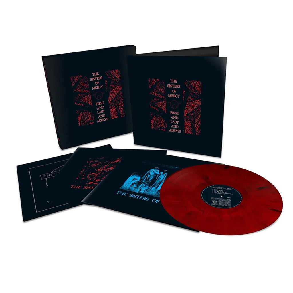 THE SISTERS OF MERCY - First And Last And Always (Deluxe Edition) - 4LP - Red and Black Marbled Vinyl Box Set