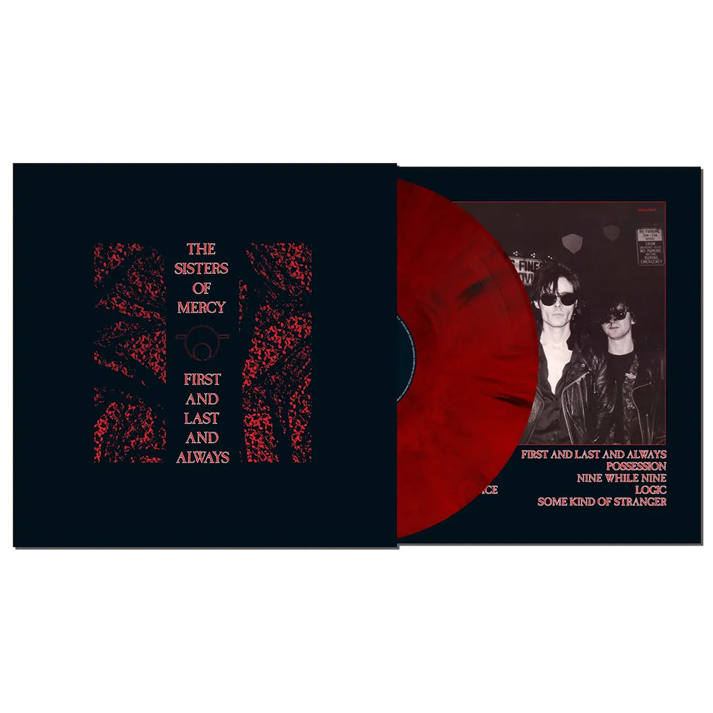 THE SISTERS OF MERCY - First And Last And Always (Reissue) - LP - Red & Black Marbled Vinyl