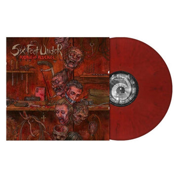 SIX FEET UNDER - Killing For Revenge - LP - Crusted Blood Marbled Vinyl